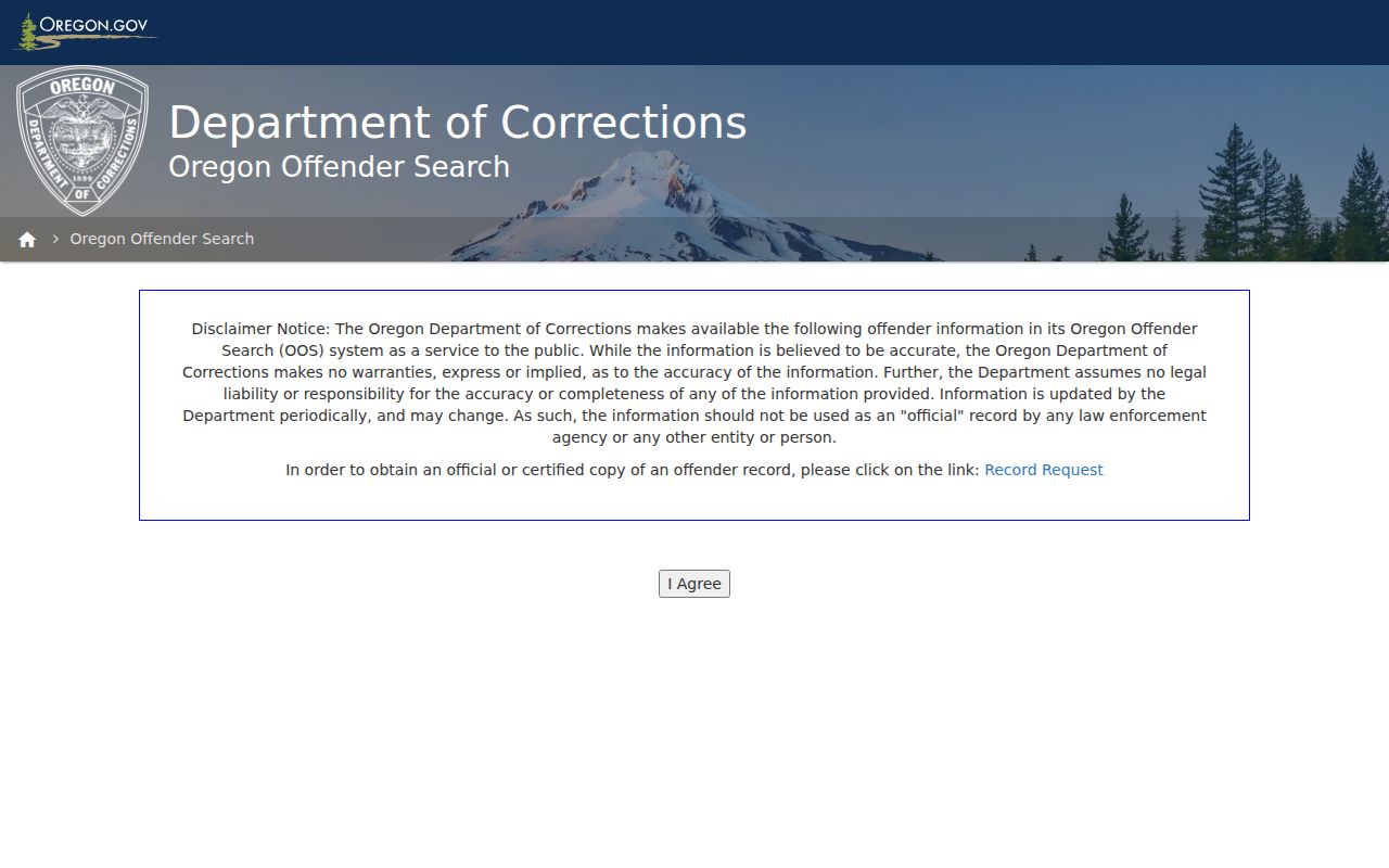 Portland residents directory Oregon DOC offender search