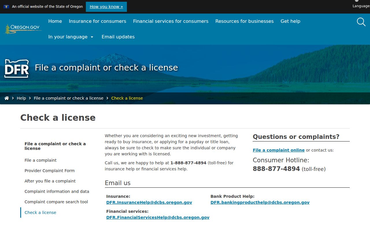 Portland residents directory Oregon license lookup