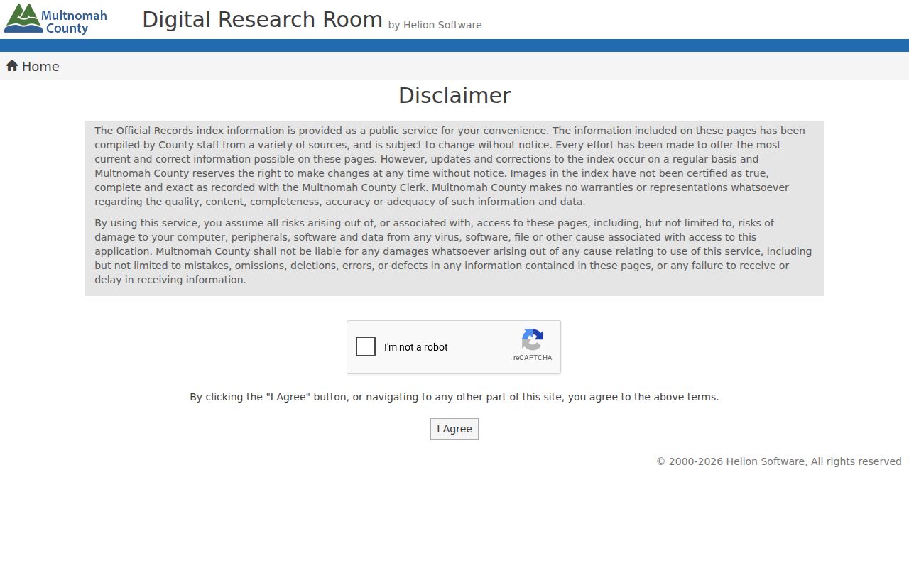 Portland previous residents deed-chain search in MultCoRecords